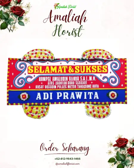 Papan Bunga Ucapan Selamat Manyaran